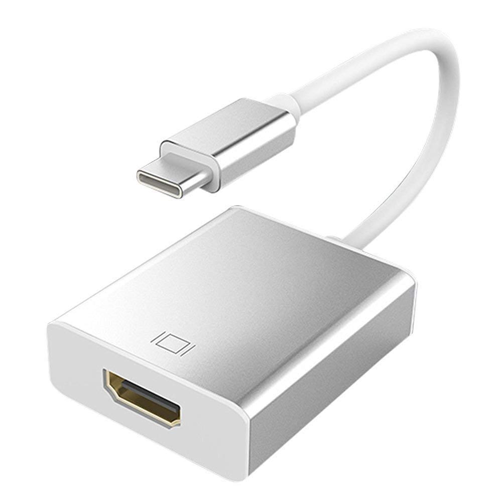 Microware Type C USB 3.1 Male To HDMI Female Adapter TV Display Converter Video Cable White for PC Laptop Tablet Silver (B075R8BKZ9) Amazon Price History, Amazon Price Tracker