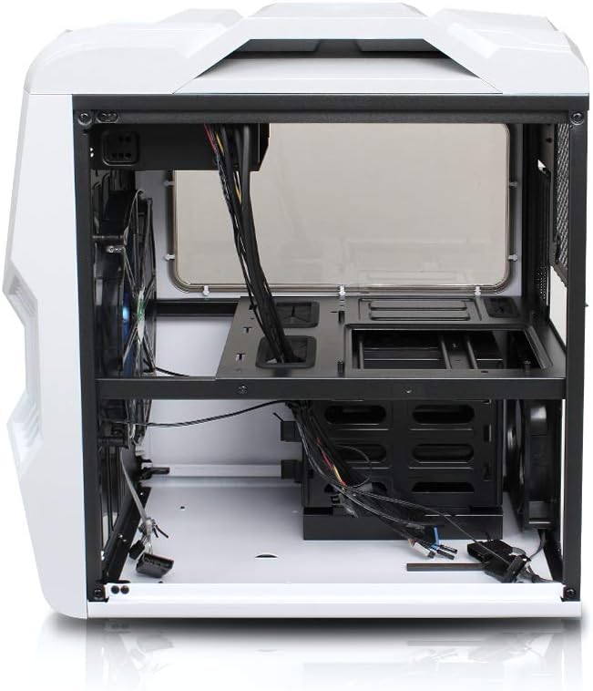 Nanoxia Micro ATX Case for Gaming/Desktop/Cube/Tower - Rexgear 2 Limited Edition, Championship White