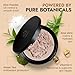 Organic Pressed Setting Powder - Talc-Free & Non-Toxic Translucent Powder with Matte Finish - Oil Absorbing, Pore Minimizing, 16 Hour Wear for All Skin Types - Cruelty & Gluten-Free - Invisible Medium