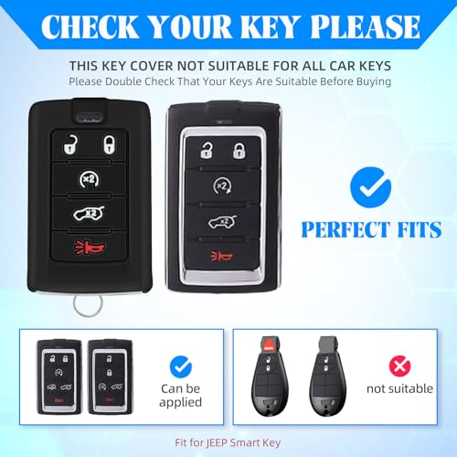 Coque de clé Jeep silicone pour protéger vos clés de Grand Cherokee L