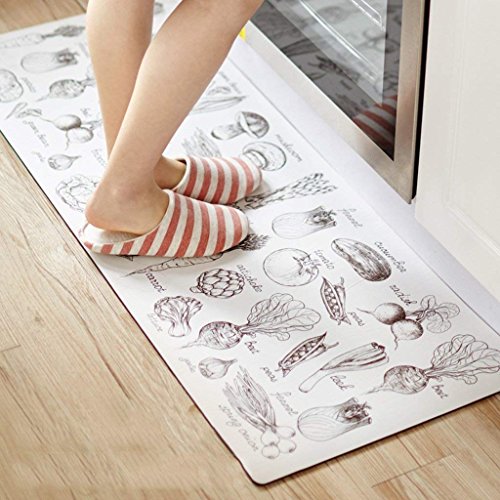 Tapis de cuisine anti-dérapant GZ imperméable protection anti-huile
