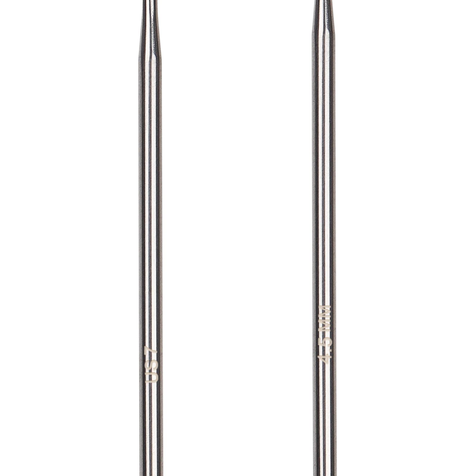 Coopay Aiguilles à Tricoter circulaires de 5.0 mm et 40 cm - Aiguilles circulaires en Acier avec câble Flexible - Aiguilles à Tricoter circulaires Fixes en métal pour Chaussettes. Petits projets Coopay Aiguilles à Tricoter circulaires de 5.0 mm et 40 cm - Aiguilles circulaires en Acier avec câble Flexible - Aiguilles à Tricoter circulaires Fixes en métal pour Chaussettes. Petits projets