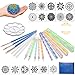 Produktbild Gornorva 35-teiliges Mandala-Dotting Tools Schablone Mandala Malwerkzeug Kits Pinsel Farbwanne Pinsel für Steinmalerei, Malen, Zeichnen und Zeichnen