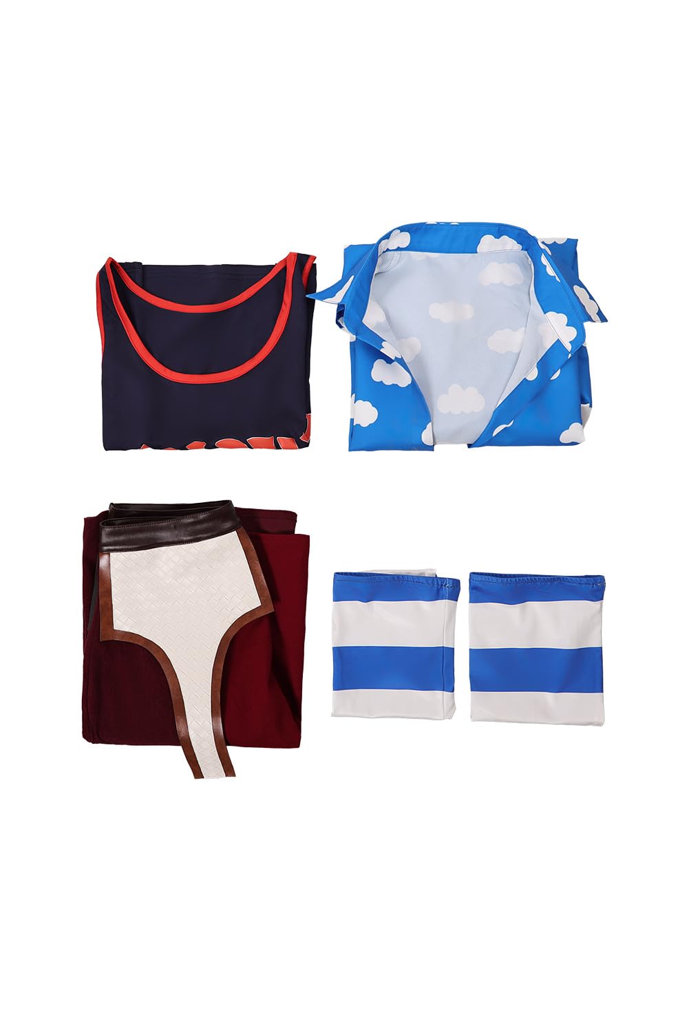 Anime Cosplay Mujer Vestido Sombrero Traje Camisa Goldenweek Cosplay Disfraz Carnaval Halloween