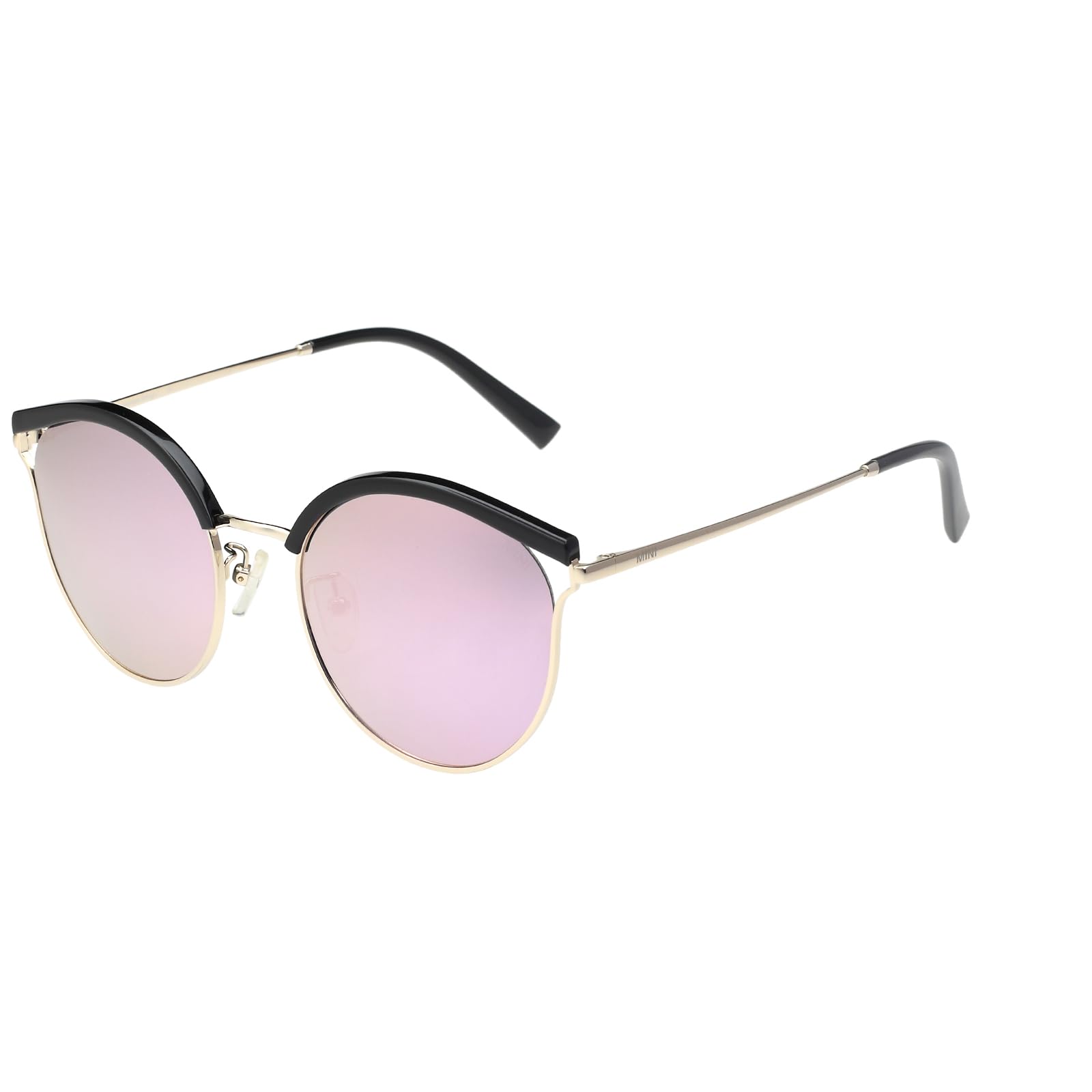 |Black Full Frame Butterfly Sunglasses|Polarized | 100% UV Protection (UV 400) Pink Gradient Faded Lens|Women's|Large|M37020-017P 54 S-image-29