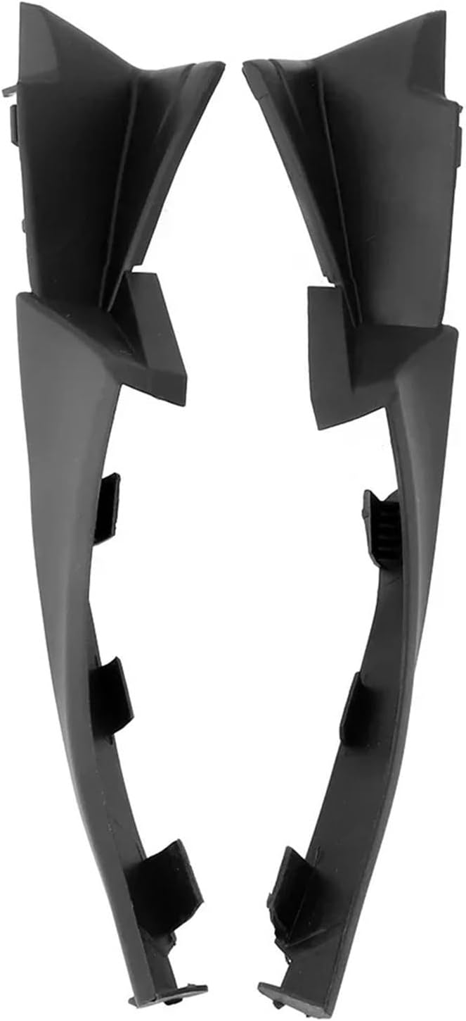 2pcs car Windshield Wiper Cowl Cover Fit for Nissan Kicks 2016-2020 Deflector Wiper Cowl Cover ABS Car Accessories Black