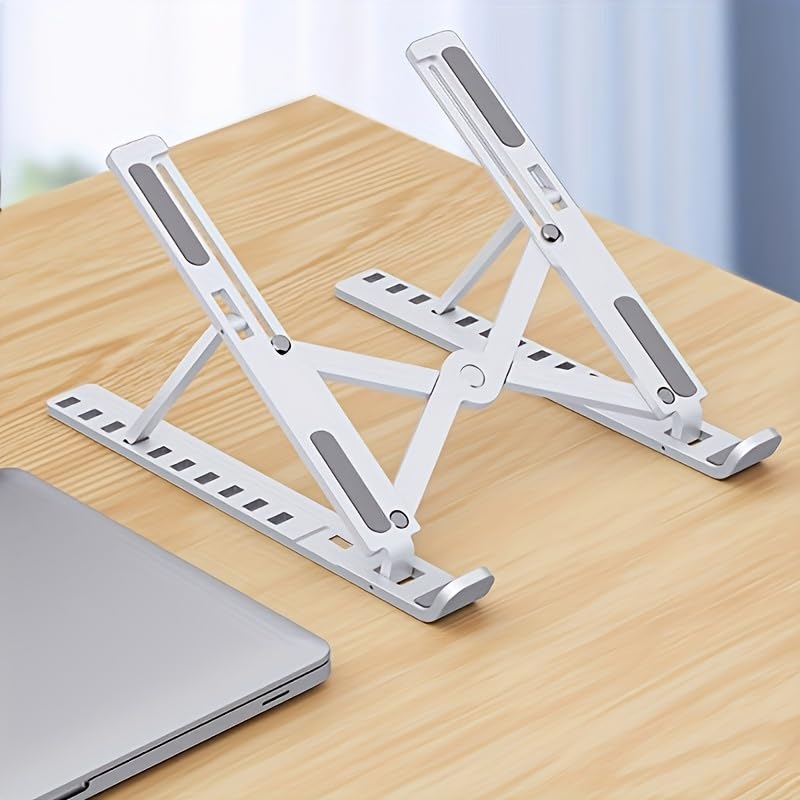 Foldable Laptop Stand Holder Portable Notebook Plastics Support Base Adjustable Riser Cooling Bracket Laptop Accessories