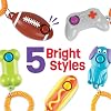 Brightkins Football Training Clicker - Dog Training & Behavior Aids, Puppy Obedience Clicker, Pet Trainer Tools, Cat Trainer Supplies, Clickers for Dogs and Puppies, Clear Sound, 1 Piece