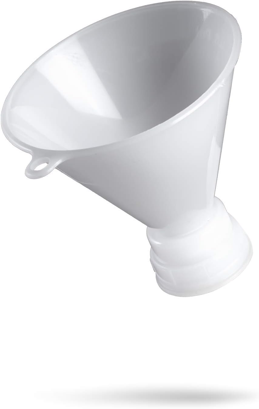 Adam's Polishes EZ-Fill Threaded Funnel - Twist On Empty Spray Bottle Refill Funnel | for Home, Car Detailing Cleaning Supplies, Kitchen, Bath, Essential Oils Universal Fit for Various Size Bottles