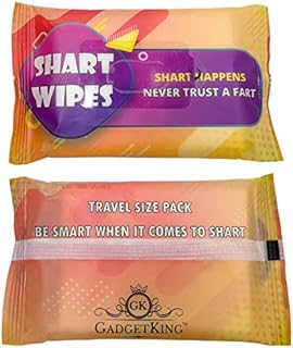 Shart Wipes Prank Xmas Gift Present for Friends Him Husband Fun Rude Boyfriend Teenager Unusual Prank April Fools Secret Santa 40th 50th 60th 21st Birthday Rude Ladies Her Boss 18th Novelty