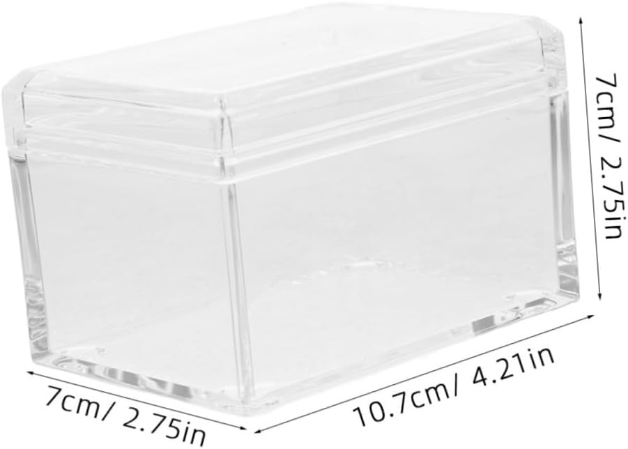 Acrylic Tea Bag Organizer Box Sugar Packets for Coffee Desktop