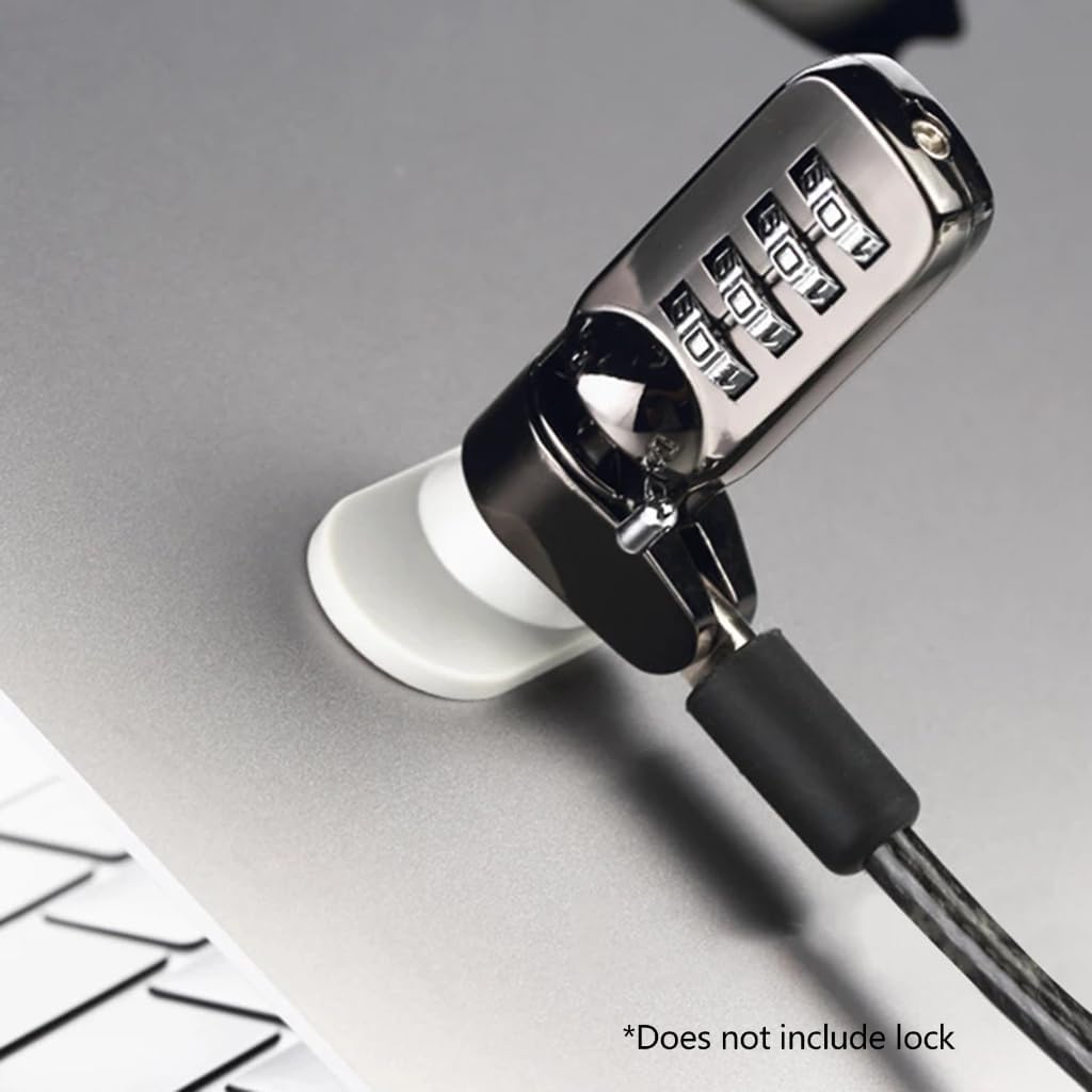 Tablet Laptop Lock with Security Lock Base Kit Laptop Tablet Anti-Theft Lock Hole for Pad Tablets Notebook Safety
