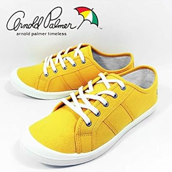 Amazon Co Jp Arnold Palmer アーノルドパーマー スニーカーシューズ Al0721 靴 レディース 300 イエロー Us5 5 22 5cm スポーツ アウトドア