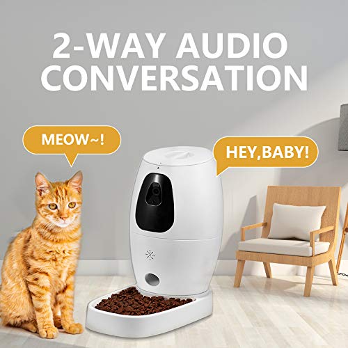 image for Vmotal Pet Camera with Automatic Cat Feeder for Cat and Dog, Full HD V