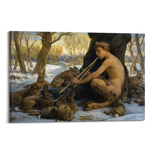 Poster fantastique Elihu Vedder Young Marsyas tableau salon 60x90