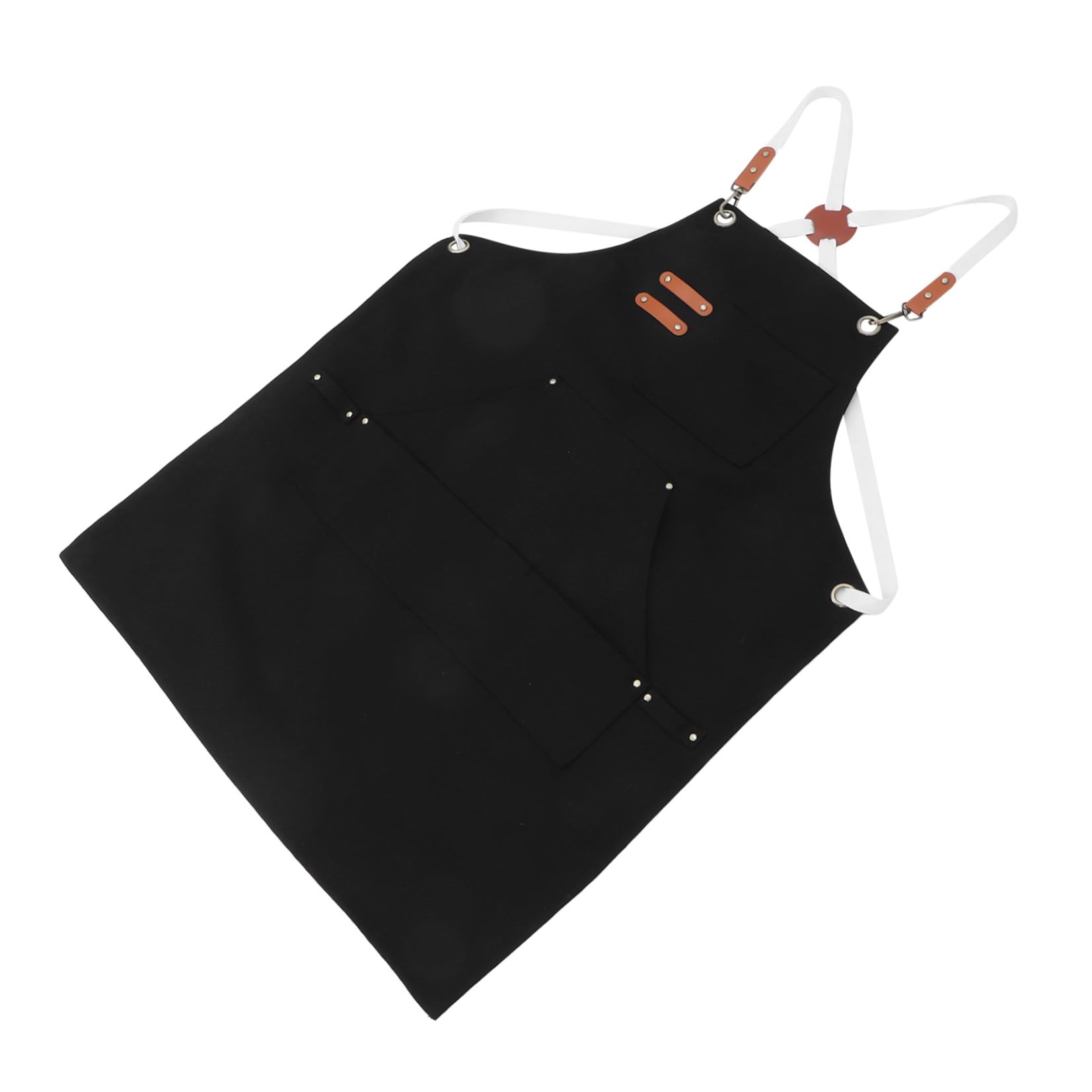 VALICLUD Grembiule da Lavoro Uomo in Tela Spessa con Tasche, Design a Vita, Copertura e Vestibilità Comoda per Barbecue e Attività All'aperto