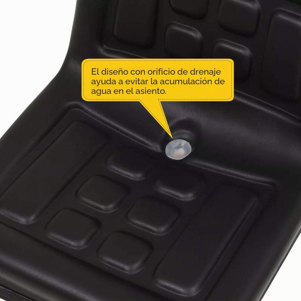 Asiento de tractor, asiento de remolque, cortacésped, mini excavadora, asiento de excavadora, asiento universal para maquinaria de construcción, asiento universal para conductor