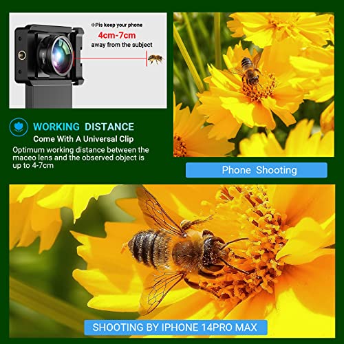 100Mm Macro Lens With Cpl For Smartphone,Hd Macro Photography Lens For Iphone, Samsung,Oneplus, Android Phone(Fits For Almost Of),Cell Phone Macro Lens Attachment #TOP2