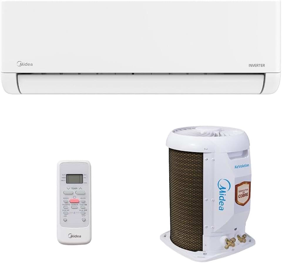 Ar-Condicionado Split 12.000 BTUs AirVolution Lite Inverter Frio Midea