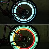 2X Luz LED Rueda Bici Bicicleta Ciclismo Multicolor 3 Modos Flash