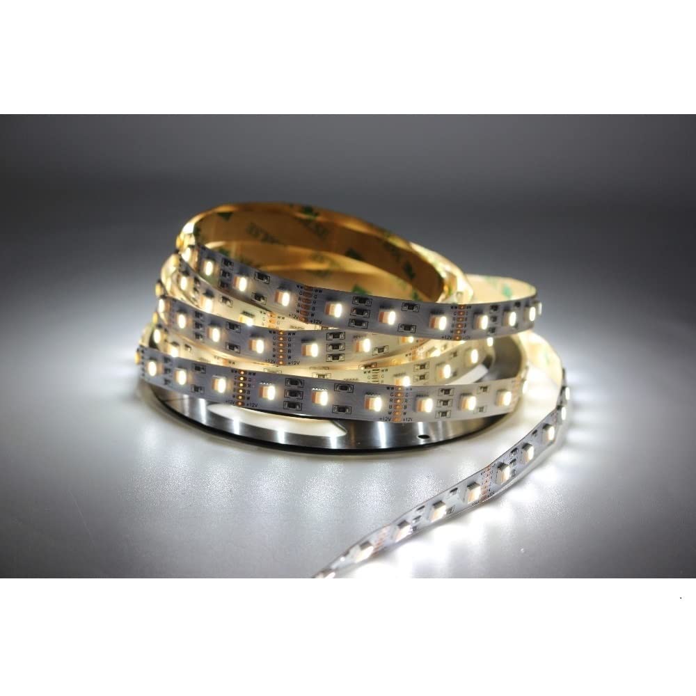 AGIPS LED Accessoires décoratifs LED 5M DC12V / 24V SMD5050 RGBCCT Déshabiller RVB Blanc + Blanc Chaud 5 Couleur en 1 LED Puce 60 LED/M IP20 IP65 IP67 Étanche LED Ruban adhésif Extérieur/intérieur