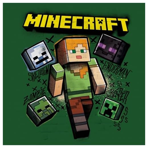 Minecraft (Alex) - Lienzo decorativo de pared para jugadores, 30 x 30 pulgadas, obra de arte única con Alex, adecuado para habitaciones de niños o decoración de sala de juegos