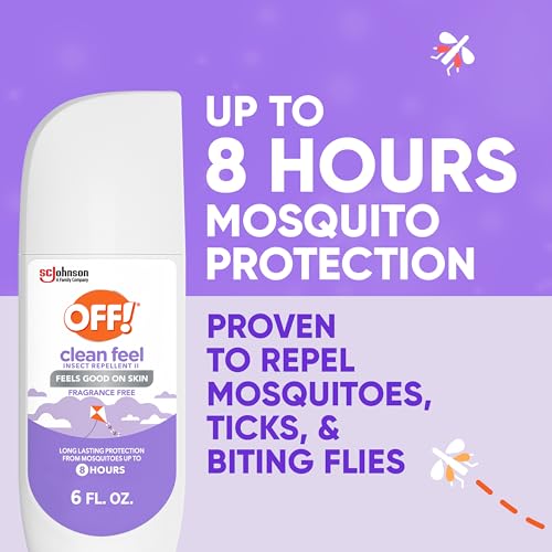 OFF! Clean Feel Insect Repellent Spritz with 20% Picaridin - Long-Lasting DEET-Free Protection from Mosquitoes, Fragrance-Free Pest Control for Ticks & Flies, Camping, Bug Spray - 6 oz - image 2