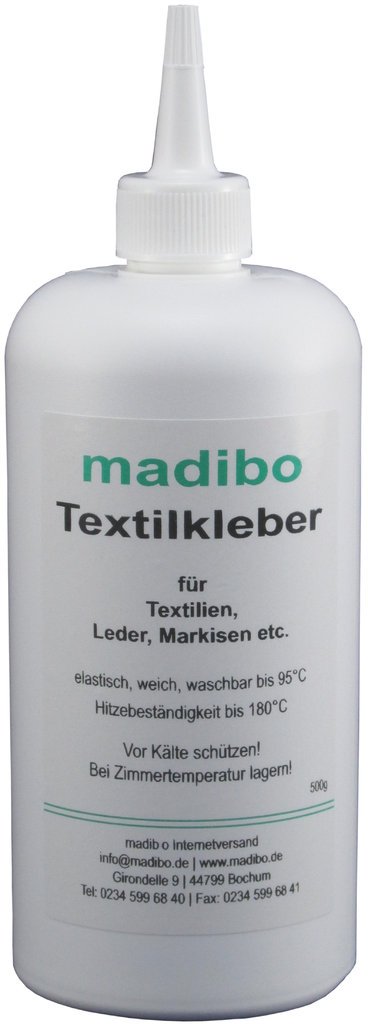 Madibo Colla Per Tessuti: Impermeabile, Resistente A Bollitura E Stiratura, Flessibile E Trasparente
