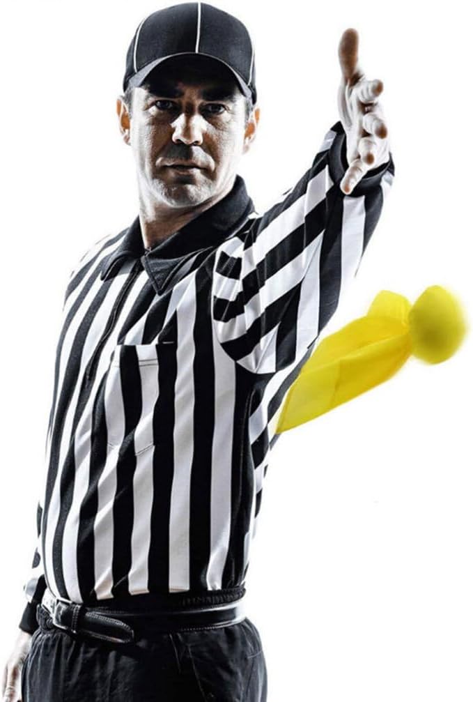BESPORTBLE 6pcs Lightweight Soccer Penalty Flags Tossing Flags for Football Games Easy Outdoor Events and Referee Use