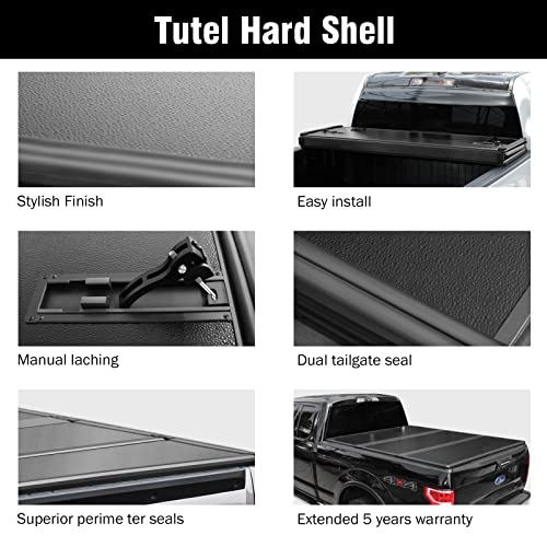 Tutel TULH016 Hard Shell Folding Truck Bed Tonneau Cover thumb #3