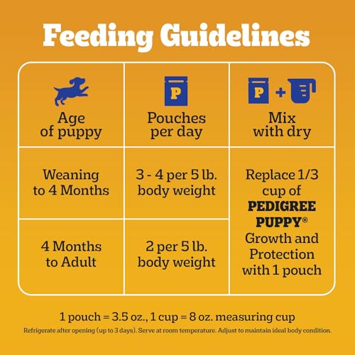 Pedigree Puppy Morsels Wet Dog Food Pouch, Beef, 3.5 oz, 16 Count - image 6