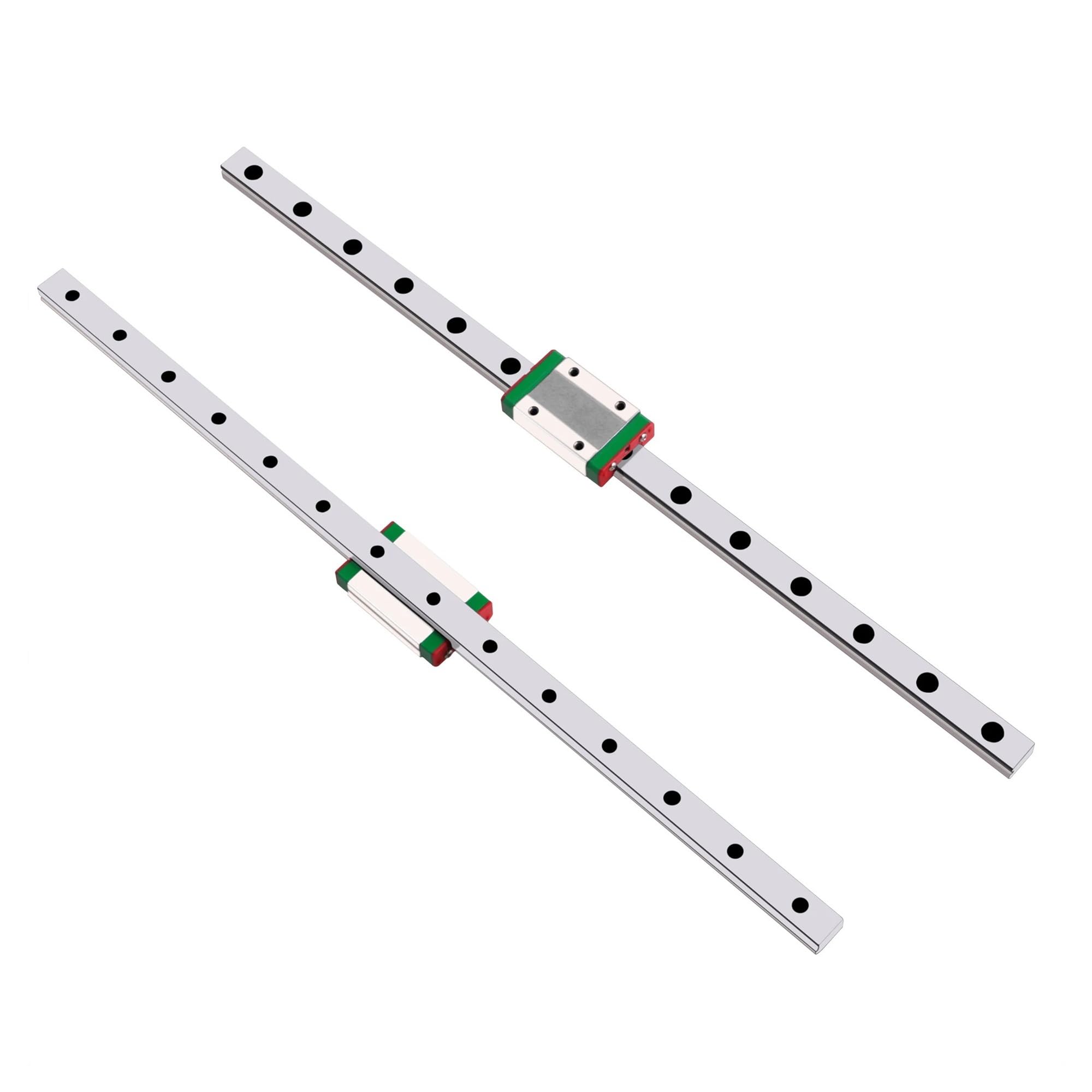 Deslizador de cojinete lineal con riel deslizante Riel lineal + MGN9C Longitud 100-900 mm for impresora 3D(200mm)
