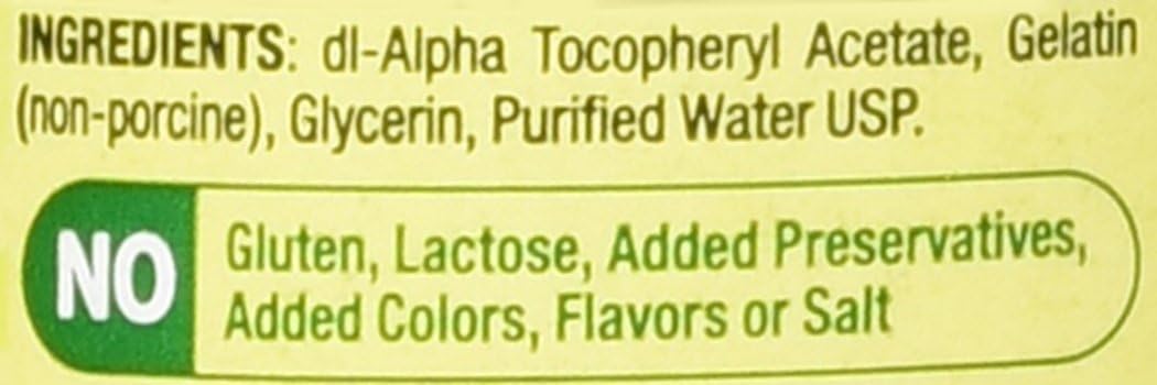 Spring Valley Vitamin E 400 IU, 100 Softgels (Pack of 2)