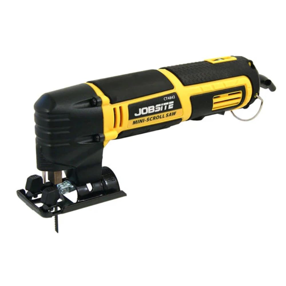 75W Mini Scroll Reciprocating Saw Cutter With Variable For Speed, Wood & Metal