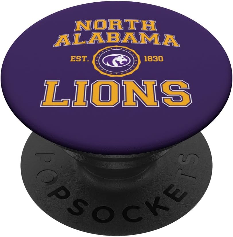 North Alabama Lions | Official NCAA University | NAFPUNAL02 PopSockets PopWallet for MagSafe