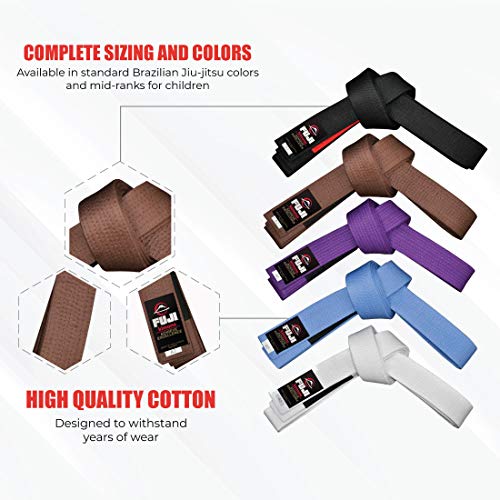 Fuji – Premium Cotton Blend Bjj Belt , Brown , A2 #TOP1
