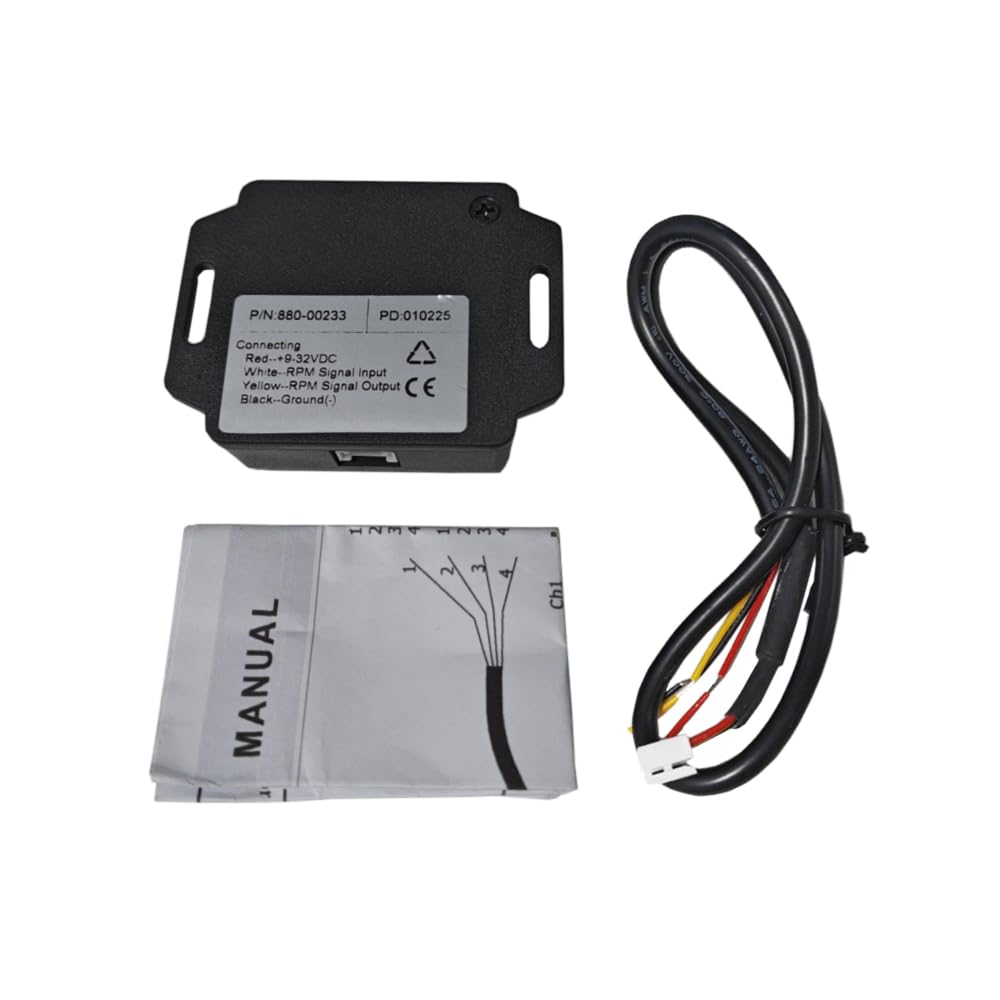 ELING Tachometer Sender Adapter Tacho Signal Convertor 9-32 VDC for Car Auto Motorcycle Boat