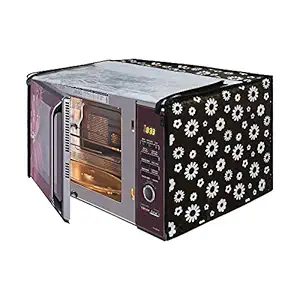 Star Weaves Microwave Oven Cover for IFB 25 Litre Convection Microwave Oven 25DGSC1 Black - KUM52