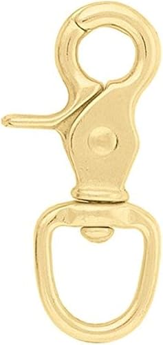 Weaver Leather Round Scissor Snap (Solid Brass), 3/4"