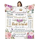 Lviliss Best Friend Birthday Gifts, Gifts for Best Friends Women, Bestie Gifts Ideas for Women, Friendship Gifts Blanket for Bestie, BFF, Best Friend Throw Blanket 60'X50'