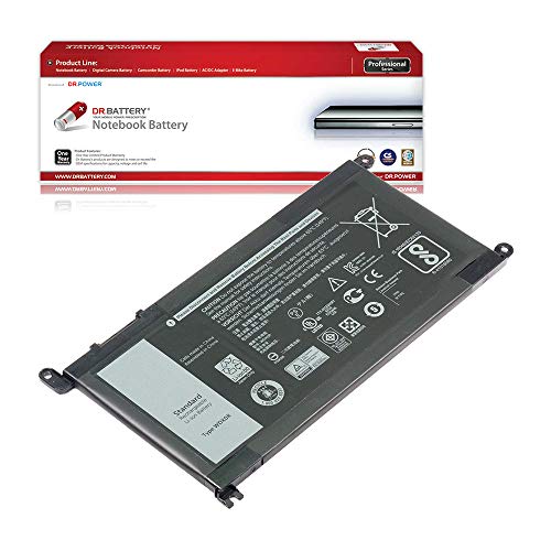 DR. BATTERY WDX0R FC92N Battery Compatible with Dell Inspiron 13 5378 5368 7368 Inspiron 14 7460 7472 Inspiron 15 5567 5565 7560 7570 7579 7569 Inspiron 17 5765 5767 P58F 3CRH3 T2JX4 CYMGM [11.4V]