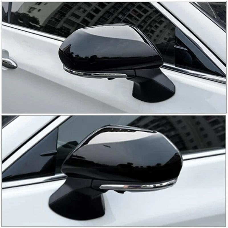 LTXCNI Calotta Specchietto Retrovisore 2pcs per Toyota per Camry 2018 2019 2020 2021 2022 USA Versione Auto Specchio Retrovisore Laterale cap Wing Mirror Cover;...(Gloss Black