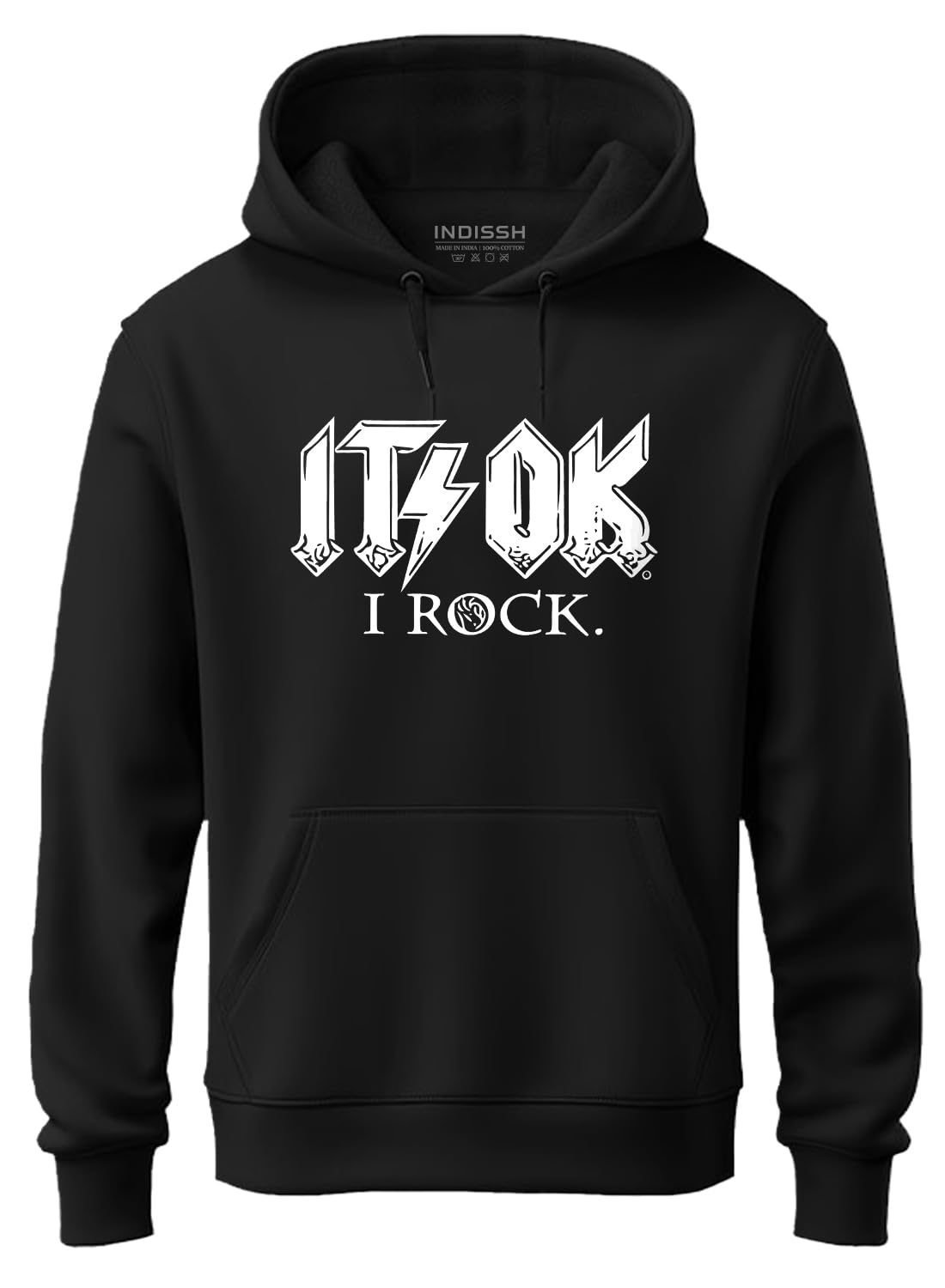 indissh Hoodies | Unisex Hoodie Sweatshirt Music Front Back Printed for Both Girls and Boys MU-GNR-picture-10