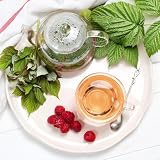 IDDA Herbal Herbata z Liści Maliny 125g, Suszone i Cięte Liście Maliny do Naparów Ziołowych