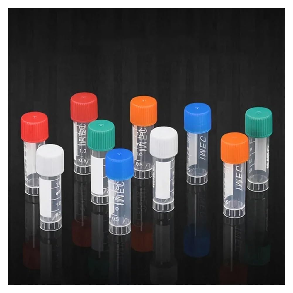 Tubes cryogéniques gradués 1,8 ml étanches à bouchon à vis pour congélation - 7
