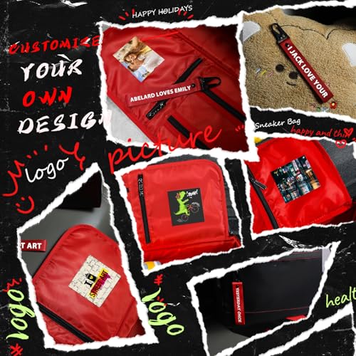 Krone Kalpasmos Customized gifts, Personalized Sneaker Bag for Travel/Gym Bag, Holiday gifts for boyfriend,friends, A Multi-functional Travel Duffel Bag with 3 Adjustable Dividers, Shoulder Strap3