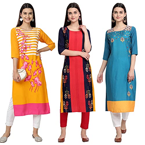 Image of Women's Crepe Straight Kurta