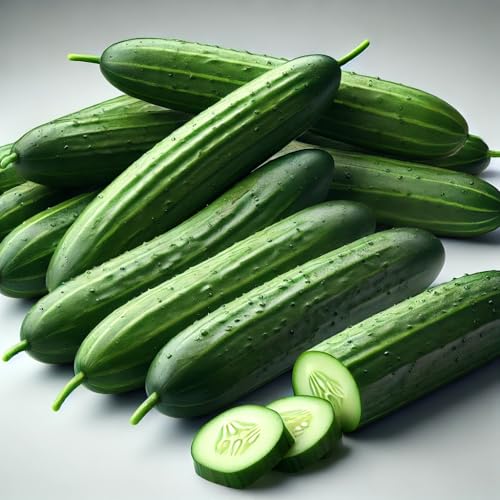 Cucumber April F1 Seeds – Hybrid, Self-Pollinated, 55 Days