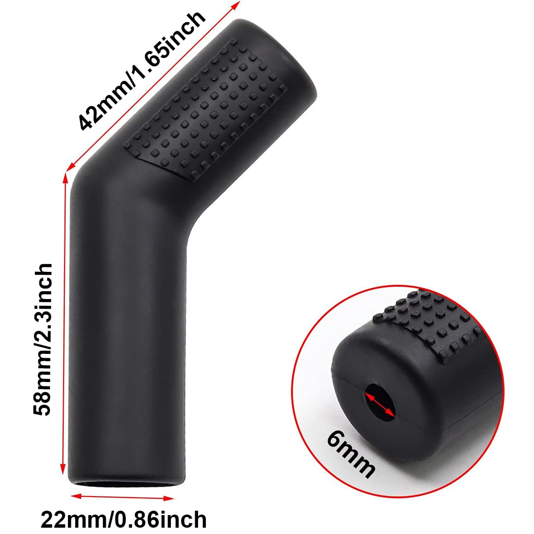 2 PCS Protezione leva cambio moto Copri leva cambio moto, gomma di alta qualità Protezione scarpe Accessori, per la maggior parte delle motociclette