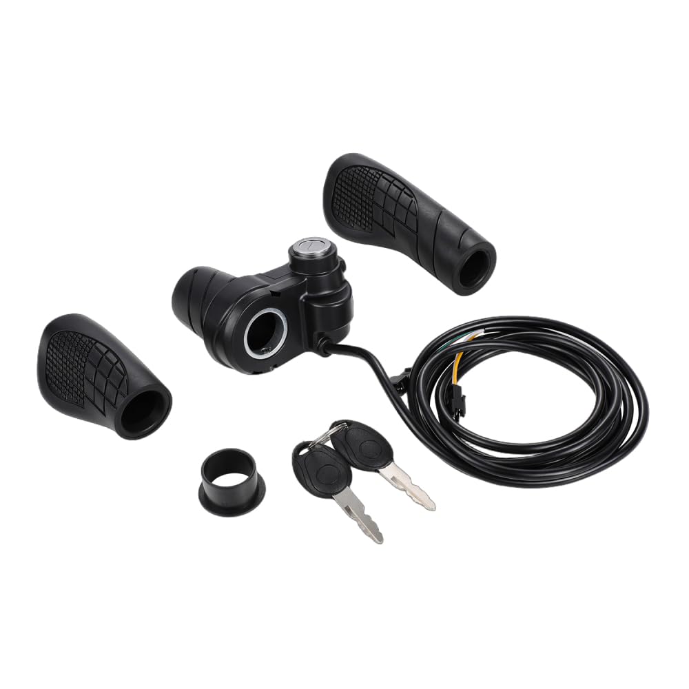 Acceleratore Torsione Bici Elettrica Acceleratore Manubrio Della Bici Elettrica Pneumatici Larghi Cavo per Ridstar Q20 Ebike Nero